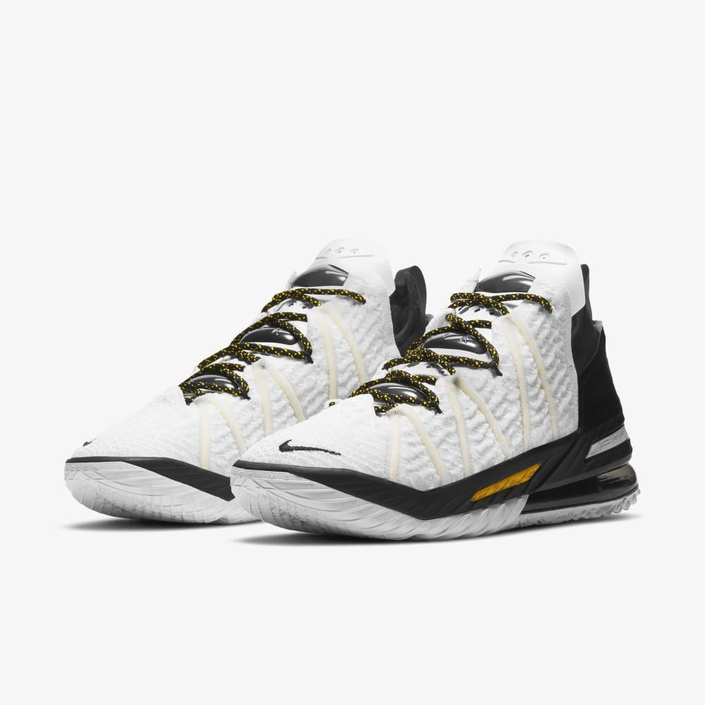 Nike Lebron 18 Lakers Home CQ9283 100 Grailify